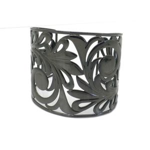 Whimsical Dark Silver Bracelet